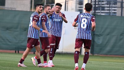 Trabzonspor hazırlık maçında Pancevo'yu mağlup etti