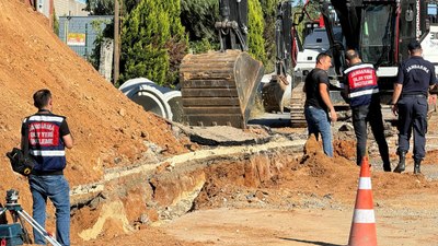 Tekirdağ'da altyapı çalışmasında toprak kayması: 1 ölü