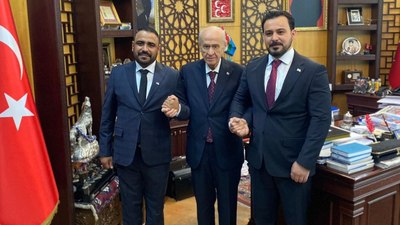 Devlet Bahçeli, Suriye Türkmen heyetini kabul etti