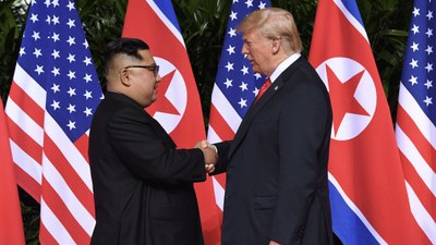 Donald Trump'tan Kim Jong-un'a: Çok gergin maça götüreceğim