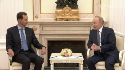 Vladimir Putin Moskova'da Beşar Esad ile bir araya geldi