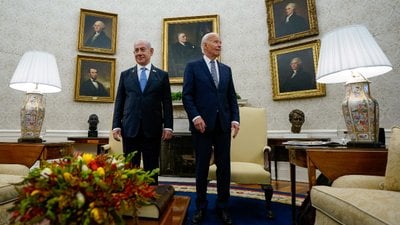 Netanyahu ile Biden, Beyaz Saray'da bir araya geldi
