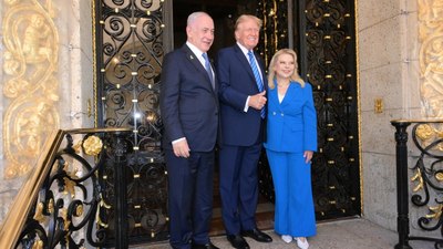 Trump, İsrail Başbakanı Netanyahu'yu ağırladı