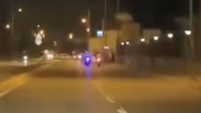 Kocaeli'de motosikletle polisten kaçan 2 kişinin öldüğü kaza öncesine ait görüntüler ortaya çıktı