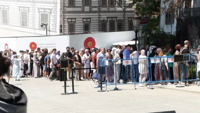 Yıldız Sarayı'nda hafta sonu yoğunluğu