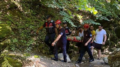 Bursa'da fotoğraf çekilen kadın kanyondaki kayalıklardan düştü