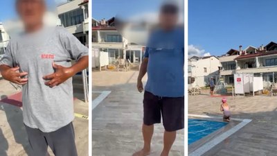 Düzce'de havuzlu sitede haşema krizi! 2 gözaltı