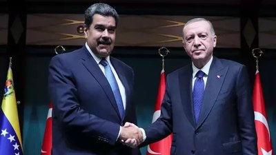 SON DAKİKA! Cumhurbaşkanı Erdoğan Venezuela Cumhurbaşkanı Maduro ile görüştü