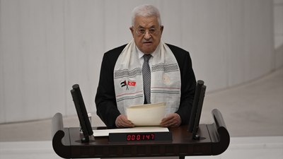 SON DAKİKA! Filistin Devlet Başkanı Mahmud Abbas'ın TBMM konuşması