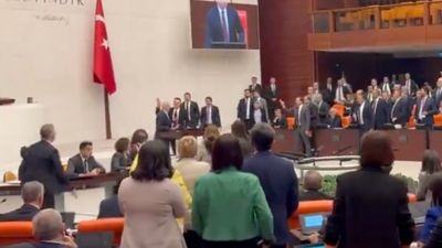 Meclis'teki Can Atalay oturumunda kavganın başladığı an