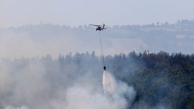 MSB duyurdu: Orman yangınlarına 15 helikopter ile müdahale ediyoruz