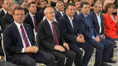 İmamoğlu, Kılıçdaroğlu ve Kaftancıoğlu düğünde buluştu