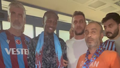 Trabzonspor'un yeni transferi Muhammed Cham Trabzon'da