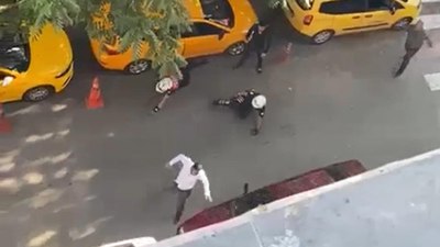 Kırıkkale'de polis memurlarına saldıran hükümlü adliyeye sevk edildi