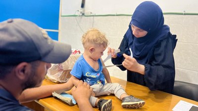 Çocuk felci aşılaması için Gazze'de geçici ateşkes