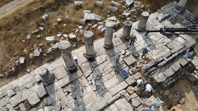 Muğla'daki Tanrıça Hekate'nin tapınağı ayağa kaldırılıyor