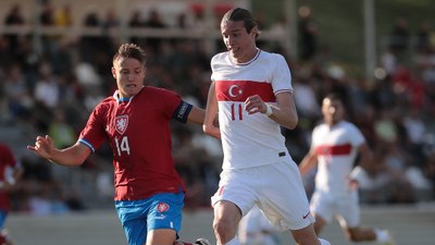 U20 Milli Futbol Takımımız, Çekya ile yenişemedi