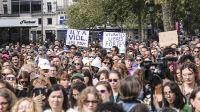 Fransa'da tecavüz skandalında mahkemeden tepki çeken karar: Halk protesto gösterileri düzenledi