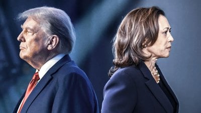 Kamala Harris ve Donald Trump başa baş