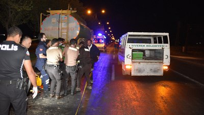 Şanlıurfa'da motosiklet su tankeriyle çarpıştı: 2 ölü