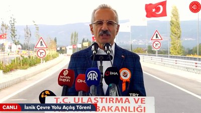 İznik Çevre Yolu Açılış Töreni'nde konuştu