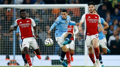 Manchester City ile Arsenal'den gol düellosu