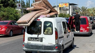 İsrail'in saldırıları sonrası Lübnan'da göç dalgası