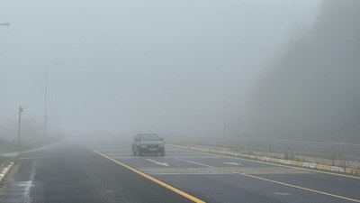 Bolu Dağı'nda görüş mesafesi 20 metreye düştü