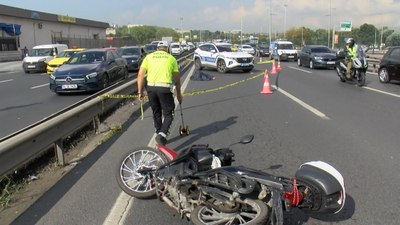 İstanbul'da motosiklet kazası: 1 ölü