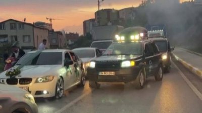 İstanbul'da düğün konvoyu magandalarına ceza yağdı