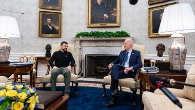 Biden ve Zelenskiy, Beyaz Saray'da bir araya geldi