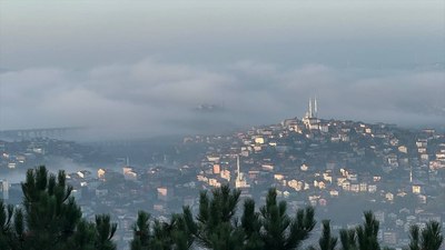 İstanbul'da yeni günde sis etkili oldu