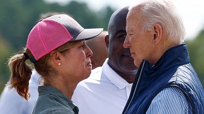 Biden, Helene Kasırgası'nın vurduğu bölgeleri ziyaret etti