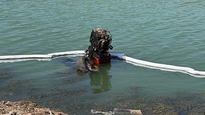 İzmir'de baraja düşen traktörün sürücüsü öldü