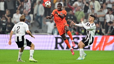 Beşiktaş evinde Frankfurt'a yenildi