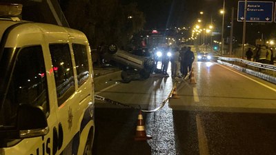 Bayburt'ta trafik kazası: 1 kişi öldü