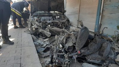 Hatay'da otomobille çarpışan motosiklet sürücüsünün acı sonu