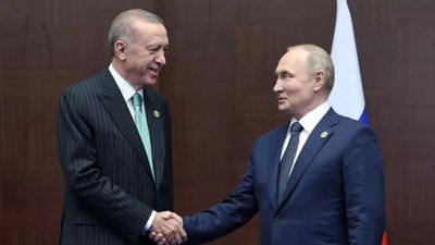 Vladimir Putin'le görüştü