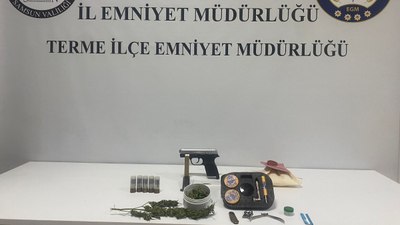 Samsun'da pompalı tüfekli saldırganların evinde arama yapıldı