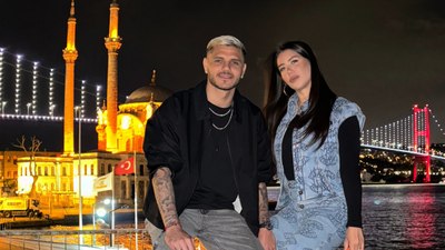 Galatasaraylı Mauro Icardi ve Wanda Nara'dan yeni kare