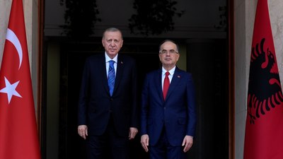 Cumhurbaşkanı Erdoğan Arnavutluk'ta