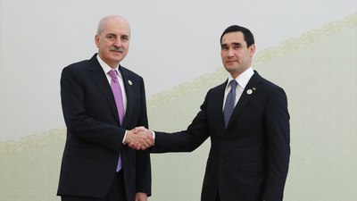 Numan Kurtulmuş Türkmenistan'da