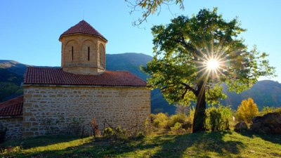 Gümüşhane İmera Manastırı’nda sonbahar güzelliği