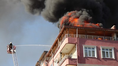 Ordu'da izolasyon malzemesinden yangın çıktı