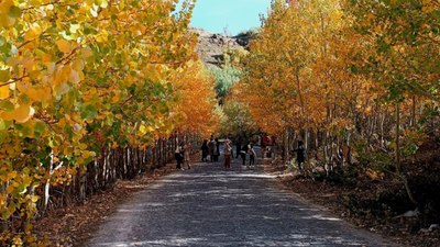 Bitlis Nemrut Kalderası'nda sonbahar güzelliği