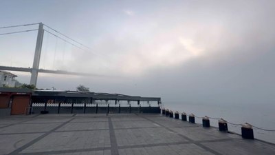 İstanbul'da sis yoğunluğu