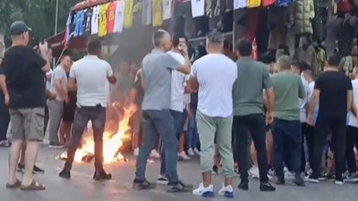 Antalya'da sahte marka eşyalar sattılar: Yakalanınca tepki gösterdiler