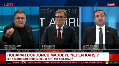 HÜDAPAR Sözcüsü Ramanlı'dan Ersan Şen'e Hitler benzetmesi