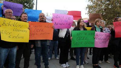 Edirne, 'Yenidoğan Çetesi' karşısında ayakta: Protesto düzenlendi