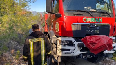 Osmaniye'de orman yangını 2 saatin sonunda söndürüldü